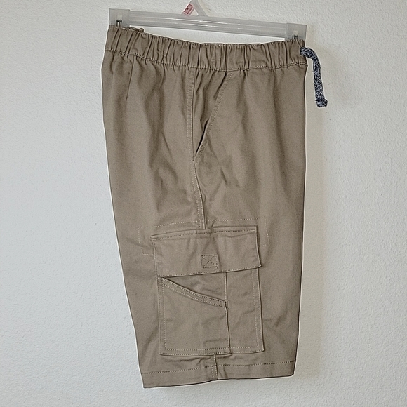 L(14/16) Weatherproof Vintage Boys Cargo Stretch Pull-on Shorts, Khaki, NWOT - Picture 3 of 10